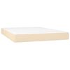 vidaXL &Kappa;&rho;&epsilon;&beta;ά&tau;&iota; Boxspring &mu;&epsilon; &Sigma;&tau;&rho;ώ&mu;&alpha; & LED &Kappa;&rho;&epsilon;&mu; 140x200 &epsilon;&kappa;. &Upsilon;&phi;&alpha;&sigma;&mu;ά&tau;&iota;&nu;&omicron;