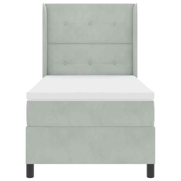 vidaXL &Kappa;&rho;&epsilon;&beta;ά&tau;&iota; &mu;&epsilon; &epsilon;&lambda;&alpha;&tau;ή&rho;&iota;&alpha; &mu;&epsilon; &sigma;&tau;&rho;ώ&mu;&alpha; &Alpha;&nu;&omicron;&iota;&chi;&tau;ό &gamma;&kappa;&rho;&iota; 90 x 190 cm &Beta;&epsilon;&lambda;&omicron;ύ&delta;&omicron;