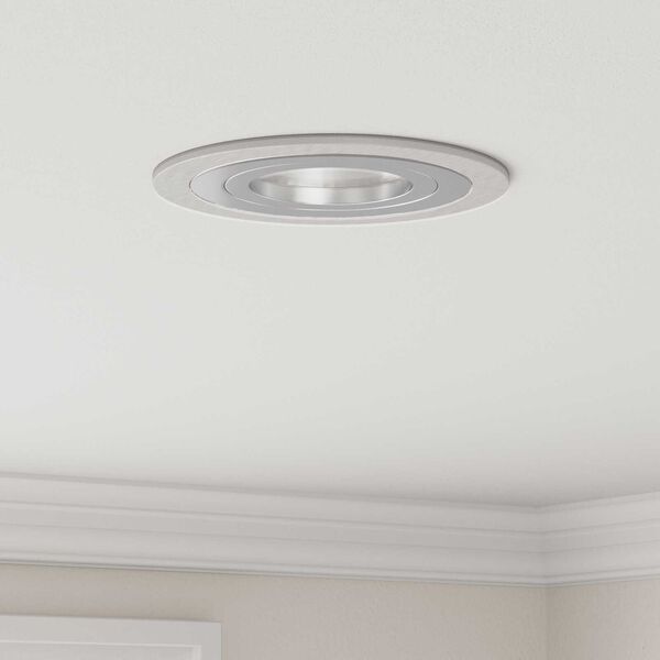 vidaXL Σποτ Ασημί 9 x 9 x 2 εκ. Αλουμίνιο