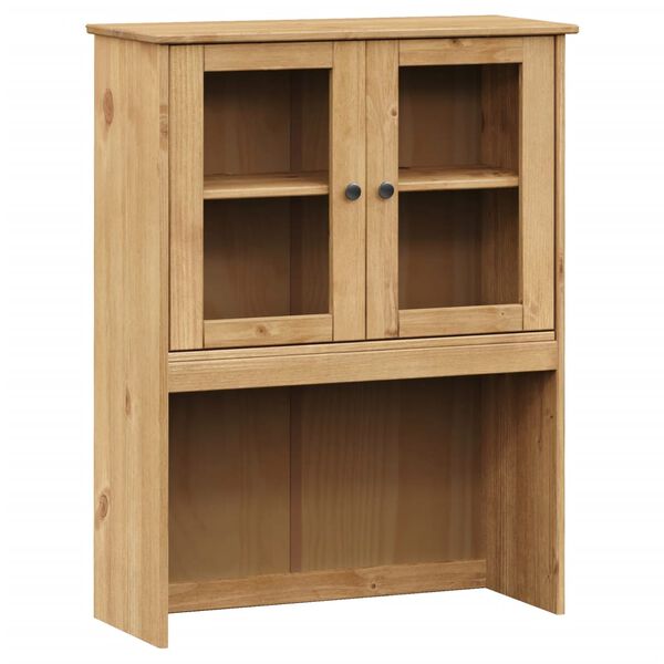 vidaXL Βιτρίνα VIGO 80 x 40 x 176 εκ. από Μασίφ Ξύλο Πεύκου