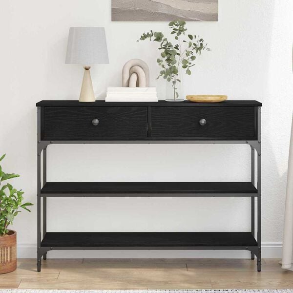 vidaXL &Tau;&rho;&alpha;&pi;έ&zeta;&iota; &kappa;&omicron;&nu;&sigma;ό&lambda;&alpha;&sigmaf; &mu;&epsilon; &sigma;&upsilon;&rho;&tau;ά&rho;&iota; &Mu;&alpha;ύ&rho;&eta; &Omicron;&xi;&upsilon;ά 72.5 x 25 x 75 &epsilon;&kappa;.