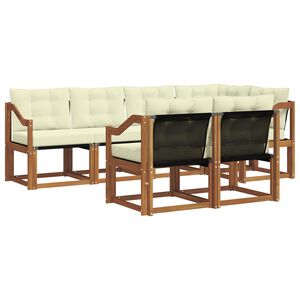 vidaXL &Sigma;&epsilon;&iota;&rho;ά &Kappa;&alpha;&nu;&alpha;&pi;έ &Epsilon;&xi;&omega;&tau;&epsilon;&rho;&iota;&kappa;&omicron;ύ &mu;&epsilon; &mu;&alpha;&xi;&iota;&lambda;ά&rho;&iota; 7 pcs &Phi;&upsilon;&sigma;&iota;&kappa;ό &kappa;&alpha;&iota; &Kappa;&rho;έ&mu;&alpha;