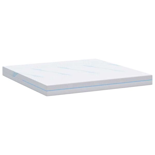 vidaXL Στρώμα Λευκό 200 x 200 cm Pěna