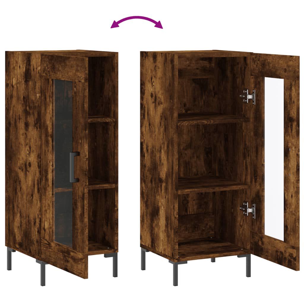 vidaXL Ντουλάπι Καπνιστή Δρυς 34,5 x 34 x 90 εκ. Επεξεργασμένο Ξύλο