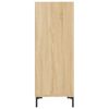 vidaXL Ντουλάπι Sonoma Δρυς 34,5x32,5x90 εκ. από Επεξεργασμένο Ξύλο