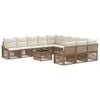 vidaXL &Sigma;&epsilon;&tau; &Kappa;&alpha;&nu;&alpha;&pi;έ &Kappa;ή&pi;&omicron;&upsilon; &Rho;&upsilon;&theta;&mu;&iota;&zeta;ό&mu;&epsilon;&nu;&omicron; 12 pcs &Mu;&pi;&epsilon;&zeta; &sigma;&upsilon;&nu;&theta;&epsilon;&tau;&iota;&kappa;ό &rho;&alpha;&tau;ά&nu;