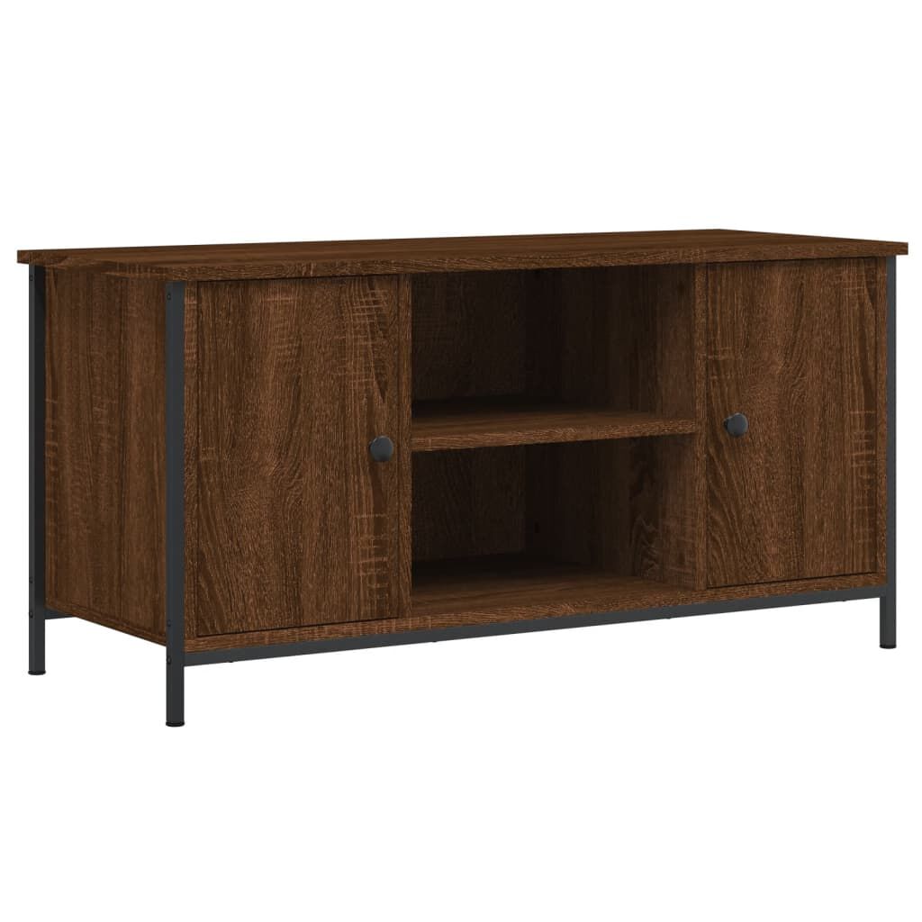 vidaXL Έπιπλο Τηλεόρασης Καφέ Δρυς 100x40x50 εκ. Επεξεργασμένο Ξύλο