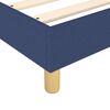vidaXL Σκελετός Κρεβατιού Χωρίς Στρώμα Μπλε 100x200 εκ. Υφασμάτινο