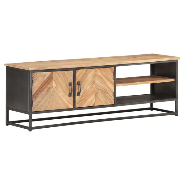 vidaXL Έπιπλο Τηλεόρασης 120 x 30 x 40 εκ. από Μασίφ Ξύλο Ακακίας