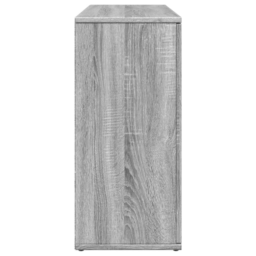 vidaXL Μπουφές Γκρι Sonoma 90,5x29,5x65 εκ. από Επεξεργασμένο Ξύλο