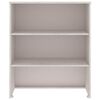 vidaXL Πάνω Μέρος Ντουλαπιού HAMAR Λευκό 85x35x100 εκ. Μασίφ Πεύκο