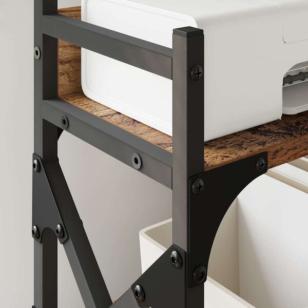 vidaXL Σταντ Εκτυπωτή Παλιό Ξύλο 40 x 20 x 40 εκ Επεξεργασμένο ξύλο