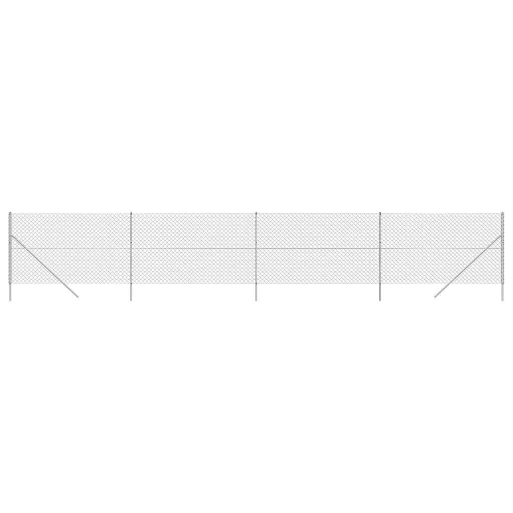 vidaXL Συρματόπλεγμα Περίφραξης Ασημί 1,4 x 10 μ.