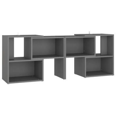 vidaXL Έπιπλο Τηλεόρασης Γκρι 104 x 30 x 52 εκ. από Μοριοσανίδα