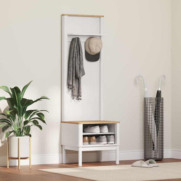 vidaXL &Nu;&tau;&omicron;&upsilon;&lambda;ά&pi;&alpha; &delta;&iota;&alpha;&delta;&rho;ό&mu;&omicron;&upsilon; &mu;&epsilon; &rho;ά&phi;&iota; FLORO &Lambda;&epsilon;&upsilon;&kappa;ό 50 x 40 x 158 &epsilon;&kappa;