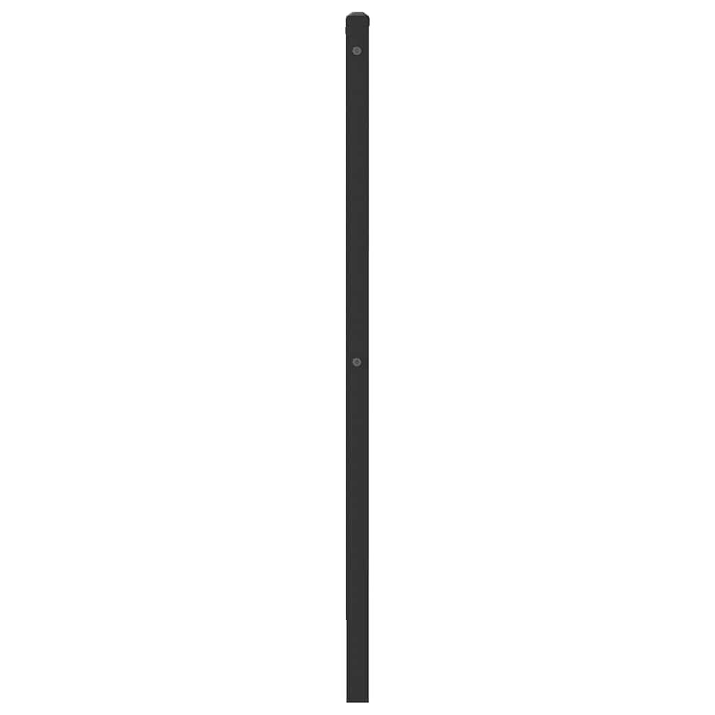 vidaXL Σκελετός Κρεβ. Χωρίς Στρώμα Καφέ Δρυς 183x213 εκ. Μεταλλικό