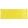 vidaXL Πίσω Πάνελ Κουζίνας 2 pcs Κίτρινο 110 x 40 cm σκληρυμένο γυαλί
