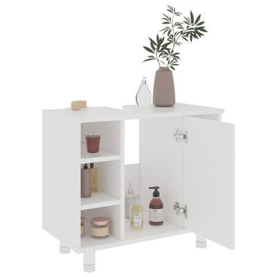 vidaXL Ντουλάπι Νιπτήρα Λευκό 60 x 32 x 53,5 εκ. Μοριοσανίδα