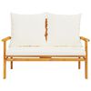vidaXL Σαλόνι Κήπου 5 Τεμαχίων από Μασίφ Ξύλο Ακακίας με Μαξιλάρια
