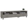 vidaXL Έπιπλο Τηλεόρασης HAMAR Αν. Γκρι 158x40x40εκ. Μασίφ Ξύλο Πεύκου