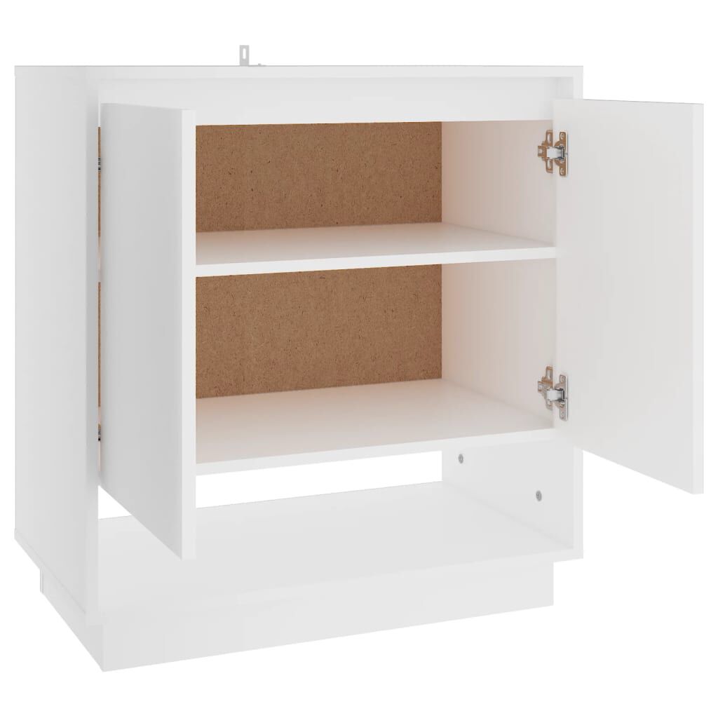 vidaXL Μπουφές Λευκός 70x41x75 εκ. από Επεξεργασμένο Ξύλο