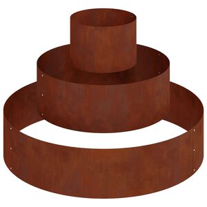 vidaXL &Gamma;&lambda;ά&sigma;&tau;&rho;&alpha; &Kappa;ή&pi;&omicron;&upsilon; &Sigma;&kappa; rusty 90 x 90 x 20 &epsilon;&kappa;