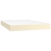 vidaXL &Kappa;&rho;&epsilon;&beta;ά&tau;&iota; Boxspring &mu;&epsilon; &Sigma;&tau;&rho;ώ&mu;&alpha; &Kappa;&rho;&epsilon;&mu; 140x200&epsilon;&kappa;. &alpha;&pi;ό &Sigma;&upsilon;&nu;&theta;&epsilon;&tau;&iota;&kappa;ό &Delta;έ&rho;&mu;&alpha;
