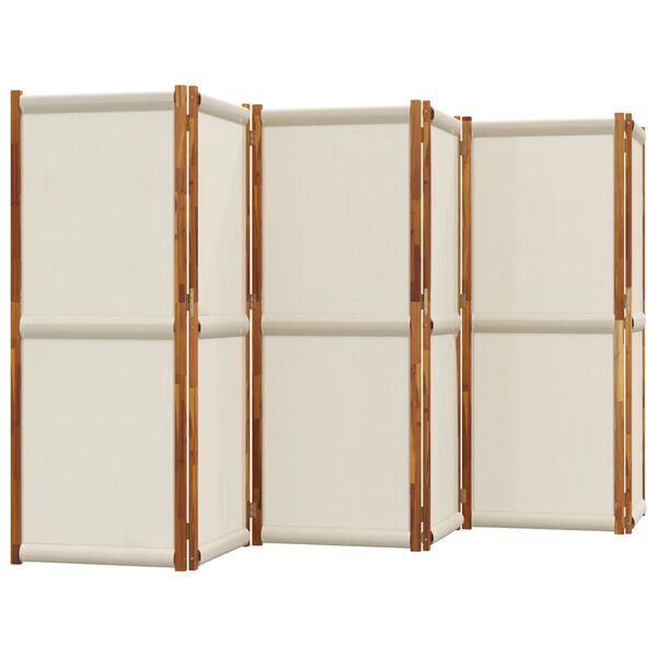 vidaXL Διαχωριστικό Δωματίου με 6 Πάνελ Αν. Γκρι 420 x 180 εκ.