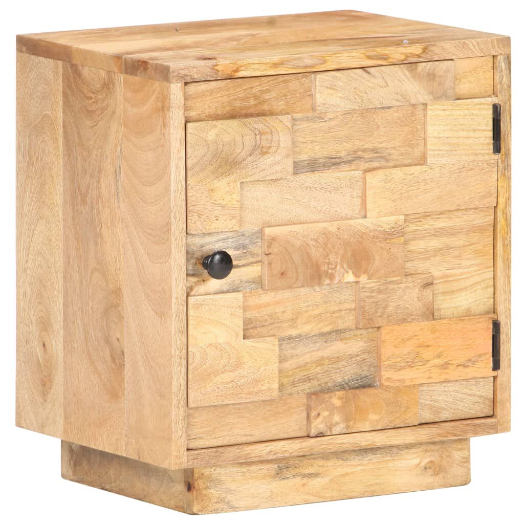 vidaXL Κομοδίνο 40 x 30 x 45 εκ. από Μασίφ Ξύλο Μάνγκο