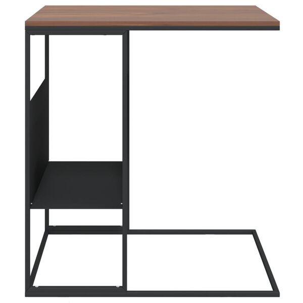 vidaXL Τραπέζι Βοηθητικό Μαύρο 55x36x59,5 εκ. από Επεξεργασμένο Ξύλο