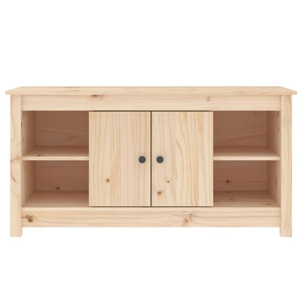 vidaXL Έπιπλο Τηλεόρασης 103 x 36,5 x 52 εκ. από Μασίφ Ξύλο Πεύκου