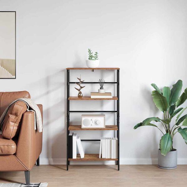 vidaXL &Rho;ά&phi;&iota; &Beta;&iota;&beta;&lambda;ί&omega;&nu; &Pi;&alpha;&lambda;&iota;ό &Xi;ύ&lambda;&omicron; 60 x 29,5 x 115 &epsilon;&kappa; &Epsilon;&pi;&epsilon;&xi;&epsilon;&rho;&gamma;&alpha;&sigma;&mu;έ&nu;&omicron; &xi;ύ&lambda;&omicron;