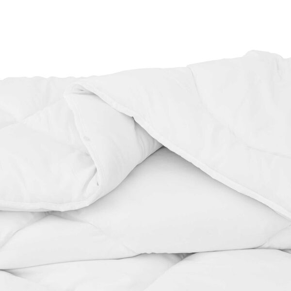 vidaXL Διπλό με Μαξιλάρι 2 pcs Λευκό 155 x 220 cm Μικροΐνες