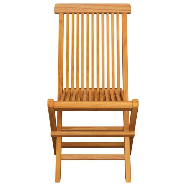 vidaXL Καρέκλες Κήπου 6 τεμ. από Μασίφ Ξύλο Teak με Γκρι Μαξιλάρια