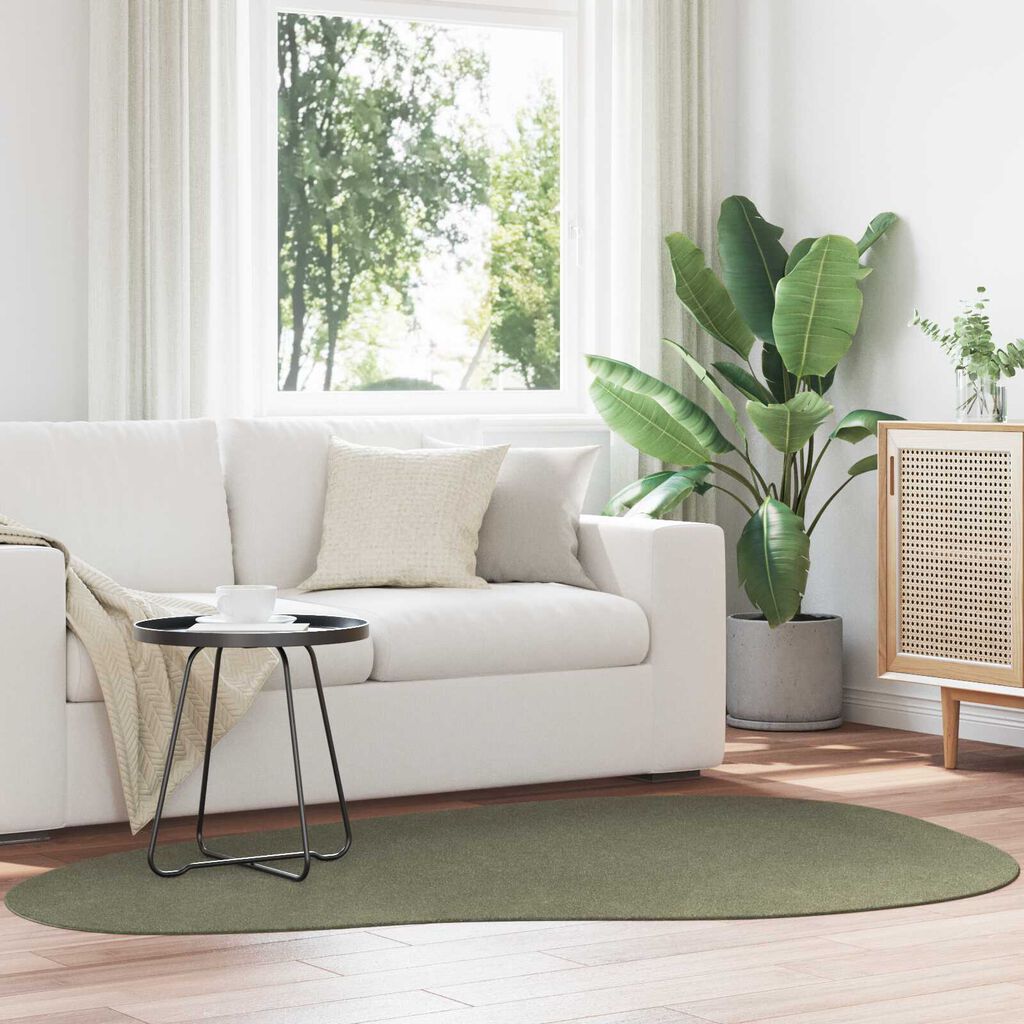 vidaXL Χαλί Δασικό Πράσινο 140 x 200 cm Πολυεστέρας
