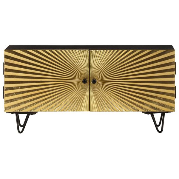 vidaXL Έπιπλο Τηλεόρασης 90 x 30 x 45 εκ. από Μασίφ Ξύλο Μάνγκο