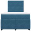 vidaXL &Kappa;&rho;&epsilon;&beta;ά&tau;&iota; Boxspring &mu;&epsilon; &Sigma;&tau;&rho;ώ&mu;&alpha; &Mu;&pi;&lambda;&epsilon; 120x190 &epsilon;&kappa;. &Beta;&epsilon;&lambda;&omicron;ύ&delta;&iota;&nu;&omicron;