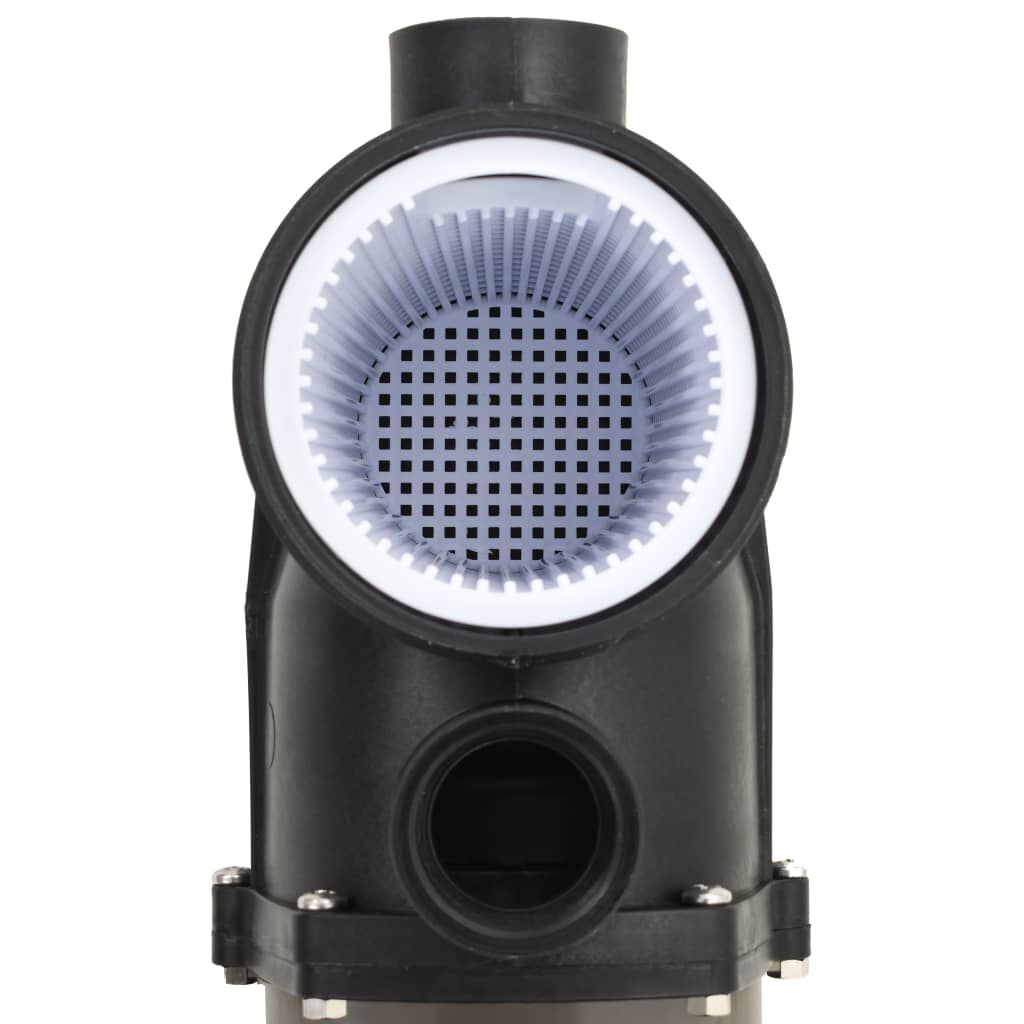 vidaXL Αντλία Πισίνας με Χρονοδιακόπτη Μαύρη 0,25 HP 8000 Λίτρα / Ώρα