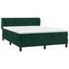 vidaXL &Kappa;&rho;&epsilon;&beta;ά&tau;&iota; Boxspring &mu;&epsilon; &Sigma;&tau;&rho;ώ&mu;&alpha; &Sigma;&kappa;&omicron;ύ&rho;&omicron; &Pi;&rho;ά&sigma;&iota;&nu;&omicron; 140x190&epsilon;&kappa;. &Beta;&epsilon;&lambda;&omicron;ύ&delta;&iota;&nu;&omicron;