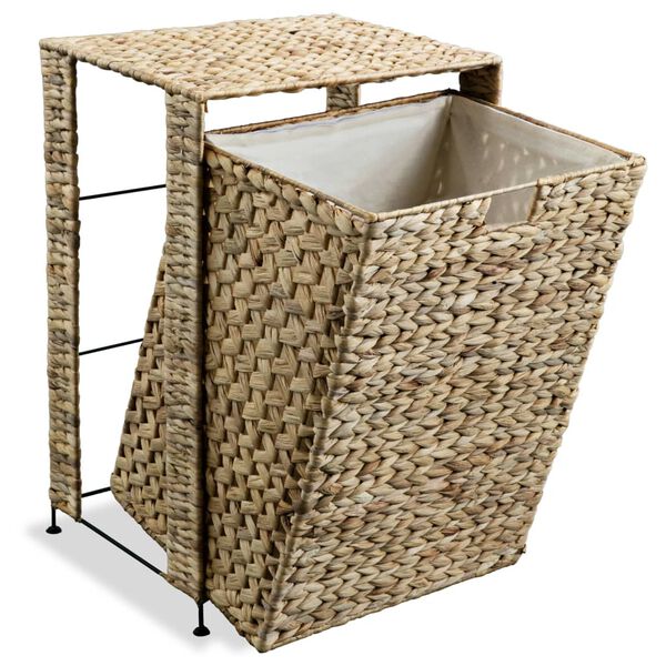 vidaXL Καλάθι Απλύτων 44 x 34 x 64 εκ. από Υάκινθο του Νερού