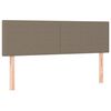 vidaXL &Kappa;&rho;&epsilon;&beta;ά&tau;&iota; Boxspring &mu;&epsilon; &Sigma;&tau;&rho;ώ&mu;&alpha; Taupe 140x190 &epsilon;&kappa;. &Upsilon;&phi;&alpha;&sigma;&mu;ά&tau;&iota;&nu;&omicron;
