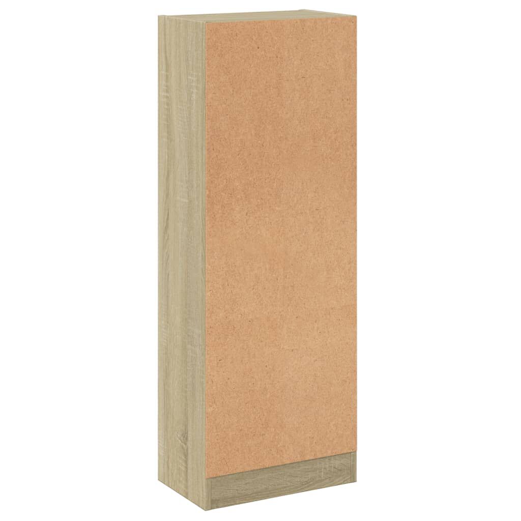 vidaXL Βιβλιοθήκη με 3 Ράφια Sonoma Δρυς 40x24x109 εκ. Επεξεργ. Ξύλο