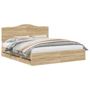 vidaXL &Sigma;&kappa;&epsilon;&lambda;&epsilon;&tau;ό&sigmaf; &Kappa;&rho;&epsilon;&beta;&alpha;&tau;&iota;&omicron;ύ &Delta;&rho;ύ&sigmaf; Sonoma 200 x 200 cm &Mu;&eta;&chi;&alpha;&nu;ή&mu;&alpha;&tau;&omicron;&sigmaf; &Xi;ύ&lambda;&omicron;