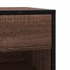 vidaXL Παγκάκι παπουτσιών καφέ δρυς 60x40x53,5 cm