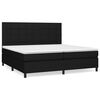 vidaXL &Kappa;&rho;&epsilon;&beta;ά&tau;&iota; Boxspring &mu;&epsilon; &Sigma;&tau;&rho;ώ&mu;&alpha; &Mu;&alpha;ύ&rho;&omicron; 200x200 &epsilon;&kappa;. &Upsilon;&phi;&alpha;&sigma;&mu;ά&tau;&iota;&nu;&omicron;