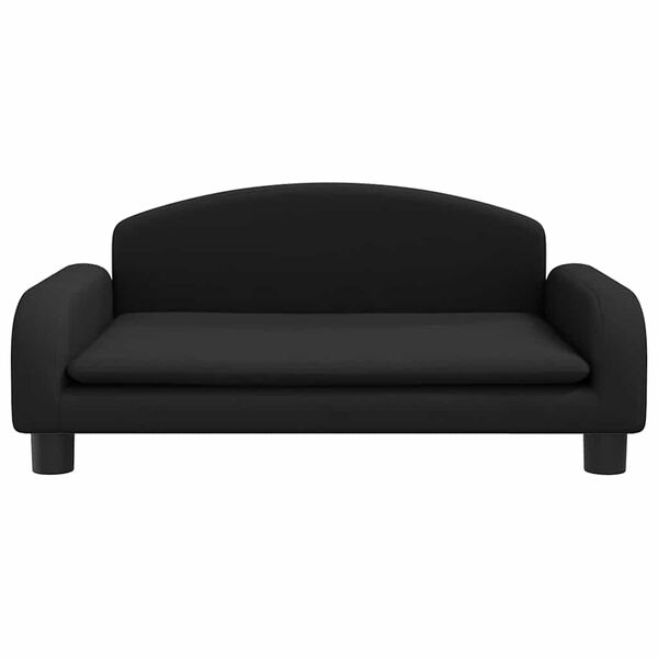 vidaXL Κρεβάτι Σκύλου Μαύρο 70 x 45 x 30 εκ. Υφασμάτινο