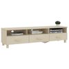 vidaXL Έπιπλο Τηλεόρασης HAMAR Μελί 158x40x40 εκ. Μασίφ Ξύλο Πεύκου