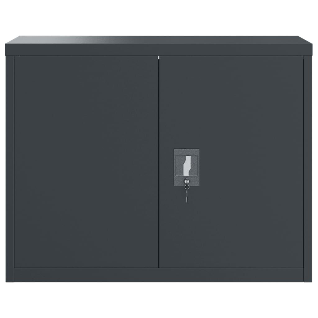 vidaXL Αρχειοθήκη Ανθρακί 90 x 40 x 110 εκ. Ατσάλινη