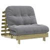 vidaXL &Kappa;&alpha;&nu;&alpha;&pi;έ&sigmaf; &Kappa;&rho;&epsilon;&beta;ά&tau;&iota; Futon/&Sigma;&tau;&rho;ώ&mu;&alpha; 90x206x11 &Epsilon;&mu;&pi;&omicron;&tau;&iota;&sigma;&mu;έ&nu;&omicron; &Xi;ύ&lambda;&omicron; &Pi;&epsilon;ύ&kappa;&omicron;&upsilon;