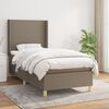 vidaXL &Kappa;&rho;&epsilon;&beta;ά&tau;&iota; Boxspring &mu;&epsilon; &Sigma;&tau;&rho;ώ&mu;&alpha; Taupe 90x190 &epsilon;&kappa;.&Upsilon;&phi;&alpha;&sigma;&mu;ά&tau;&iota;&nu;&omicron;